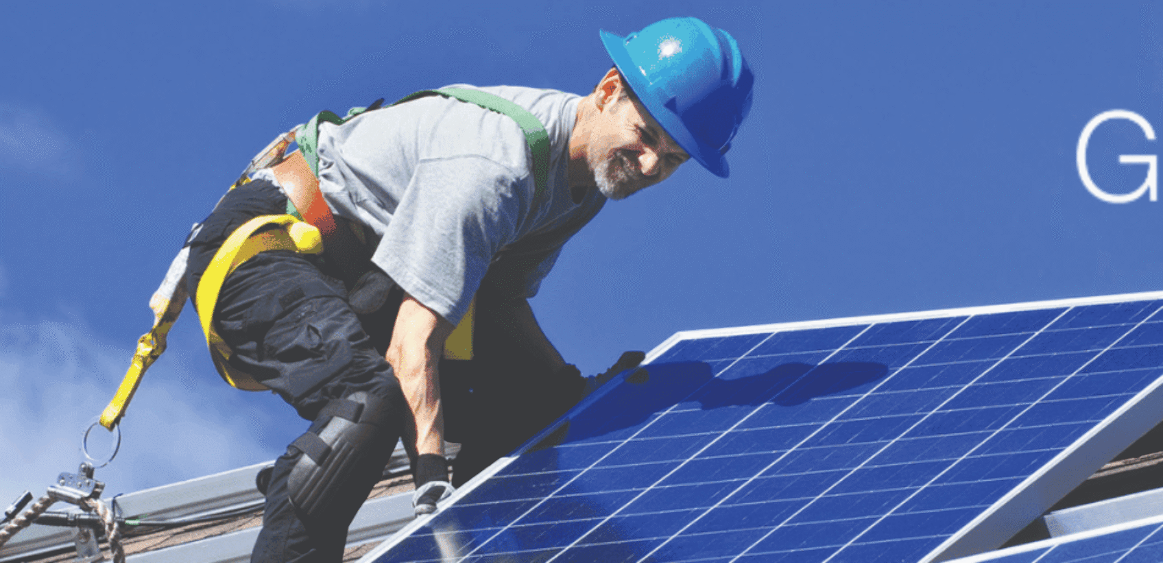 Gables solar panel installation